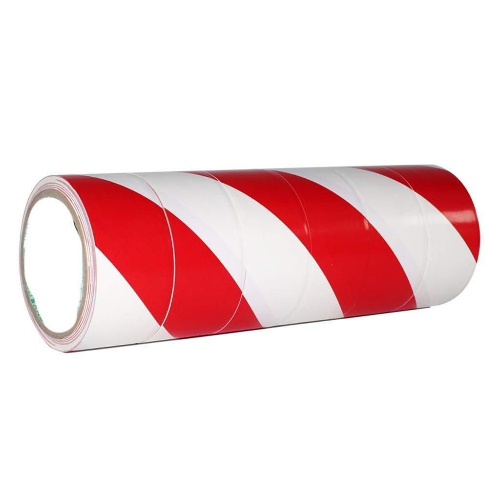 Nastro adesivo di avvertimento di pericolo - Nastro per pavimenti in PVC nero giallo zebrato linea di avvertimento adesivi per punti di riferimento a terra 5S logo colorato foderato nastro di