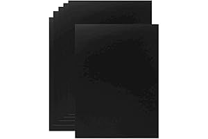 Premium Black Metallic Cardstock Paper