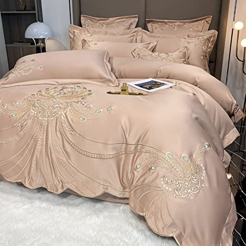 Parure de lit jacquard anti-glissement avec attaches de coin