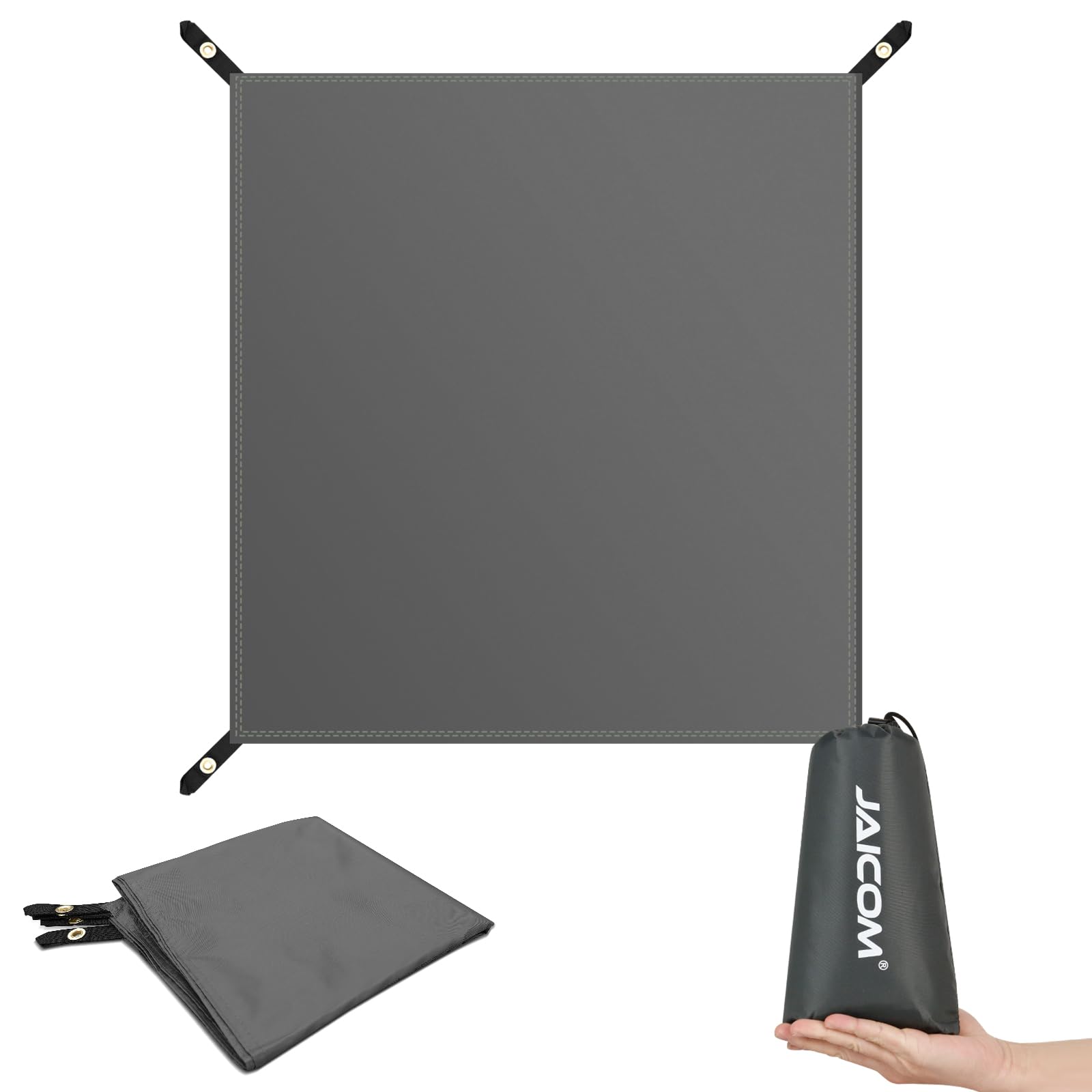 JAICOM Waterproof Tent Footprints, Ground Sheets for Camping, Ultralight & Portable Camping Tarp for Outdoor, Hiking, Picnic, Hammock, Beach