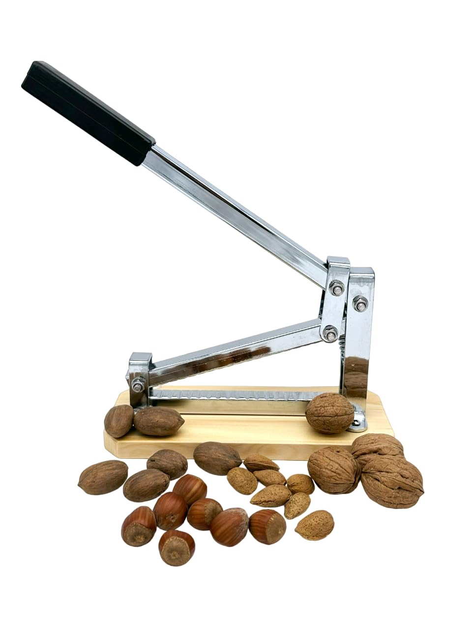 Buy Pelamatic Manual MultiNut Cracker Steel Design for Almonds