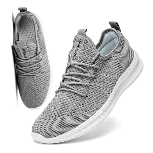 Image of FUJEAK Men Running Shoes Men Casual Breathable Walking Shoes Sport Athletic Sneakers Gym Tennis Slip On Comfortable Lightweight Shoes