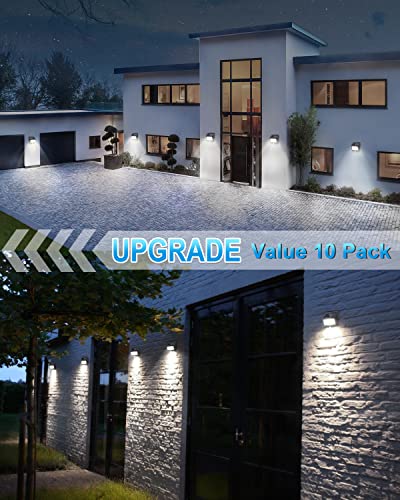 Sezac Solar Outdoor Security Lights 10 Pack/3 Lighting Modes Motion Sensor, Ultra-Bright, Wireless Wall Lights Powered For Outside Patio Garden Backyard Fence Stairway (118Led) #TOP6