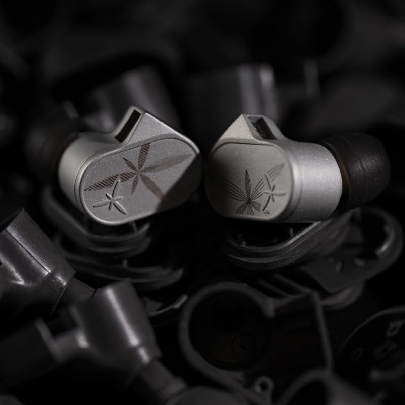 Image of Moondrop LAN ll Earphone 4.4mm 3.5mm Plug 0.78mm Interchangeable Cable 10mm Double-Cavity HiFi in-Ear Wired Headphones (LAN II POP)
