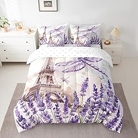 Feelyou Parure De Lit Avec Couette Et 1 Taie D'oreiller Pour Lit