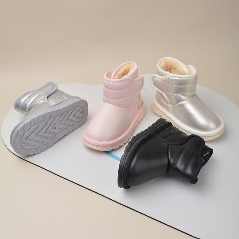 Toddler Boy Girl Water Resistant Warm Winter Boots for Outdoor Snow Walking Sport3