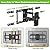 USX MOUNT UL Listed TV Wall Mount for 42"-85" TVS, Fits 16" 18" or 24" Studs, Full Motion Wall Mount Swivel Tilt Extension TV Bracket with Dual Articulating Arms, Max VESA 600x400mm, Load 110lbs