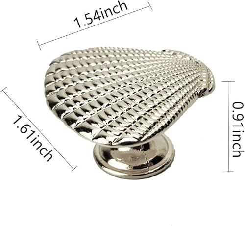 Miniatura 2 de brandname Laide Seashell - Tiradores de cajón de aleación de zinc para gabinete, aparador, armario, playa, océano, perillas temáticas para
