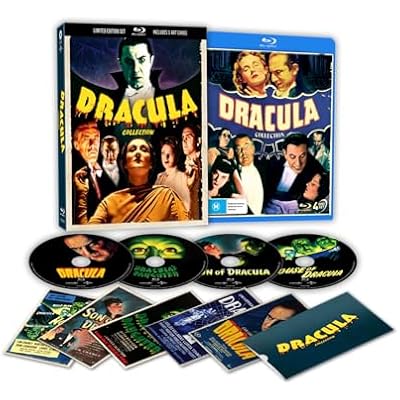 Dracula Film Collection (1931 &ndash; 1945) &ndash; 4-Disc Blu-ray Limited Edition 3D Lenticular Hardcase + Art Cards