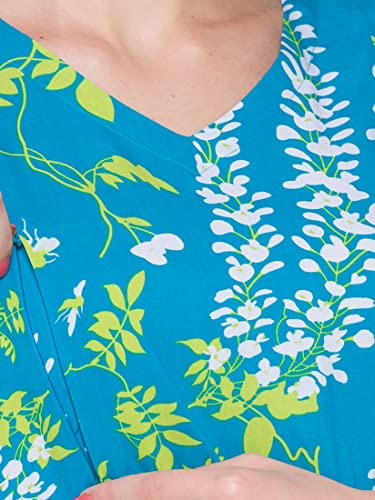 Image of AV2 Womens Viscose Maternity | Nursing |Feeding | Breast Feeding Dress with Zippers for Post Pregnancy