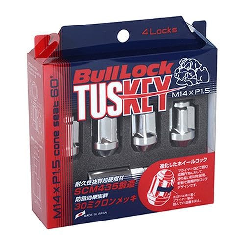 Amazon.co.jp: KYO-EI BullLock TUSKEY Lock Nut M14XP1.5 4P Plated