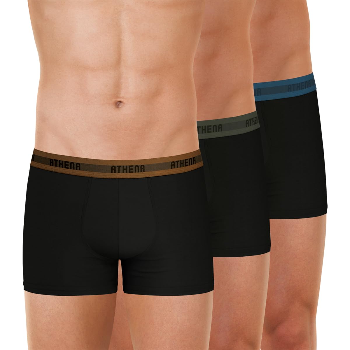Athena men's underwear, Black, L