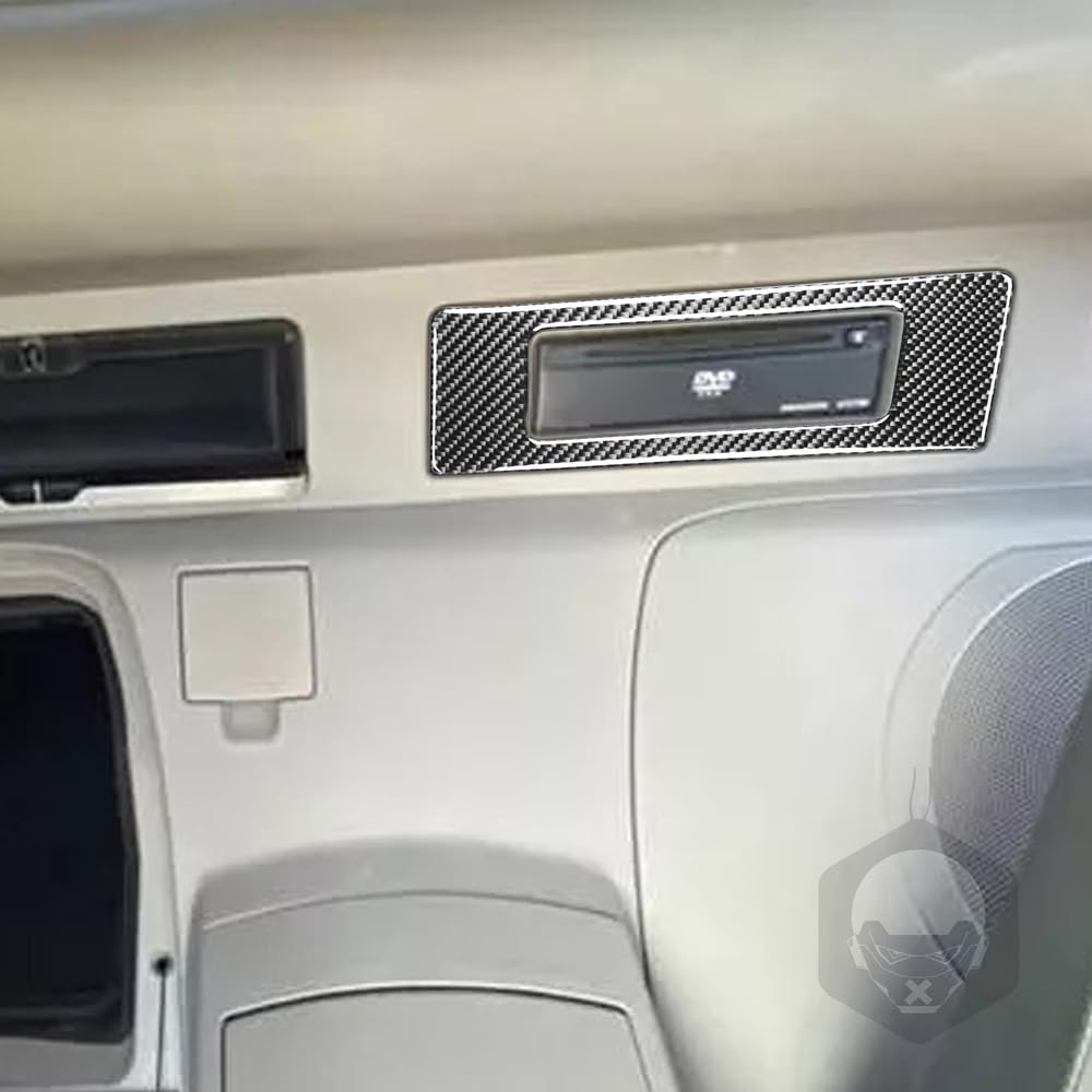 JmorCO Upgrade Carbon Fiber Compatible with Nissan 350Z 2003-2009 DVD Player Sticker 1Pcs