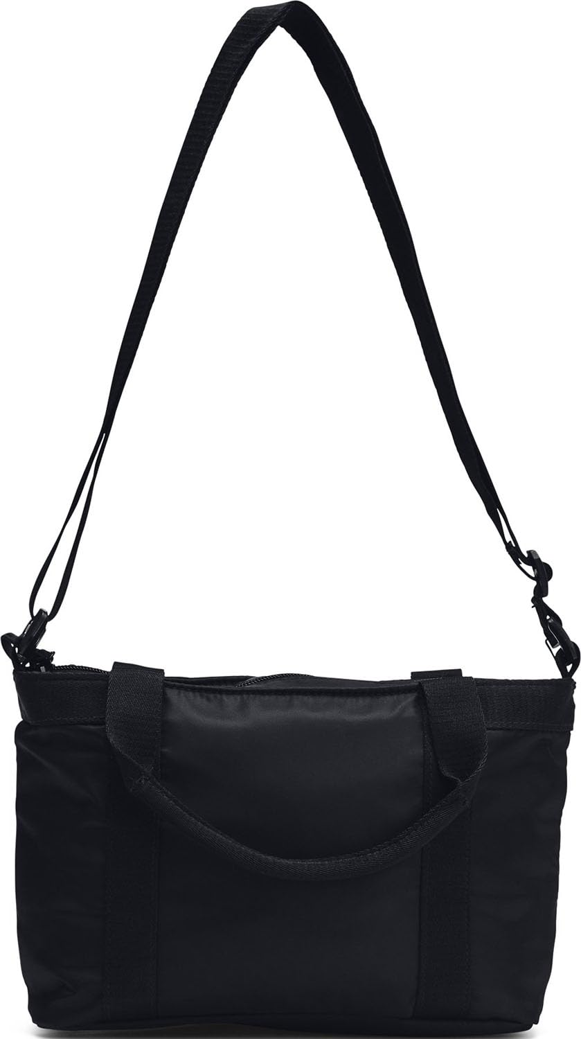 Under Armour Studio Mini bolso cruzado para mujer, (003) negro/negro, talla única, (003) Negro / Negro
