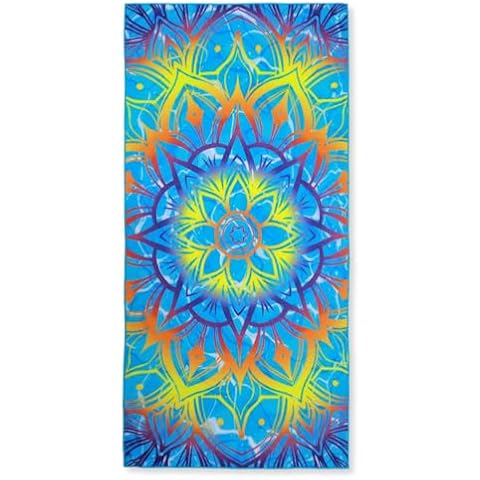 Queenshin Microfibre Extra Large Beach Towel Cover
