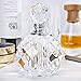 H&D Crystal Art Deco Vintage Style Perfume Bottles Empty Glass Refillable 10ml