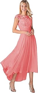 Coral tea length dress Clearance