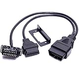 OBD2 OBDII Y Adapter Diagnostic Connector Cable Fits For All Cars