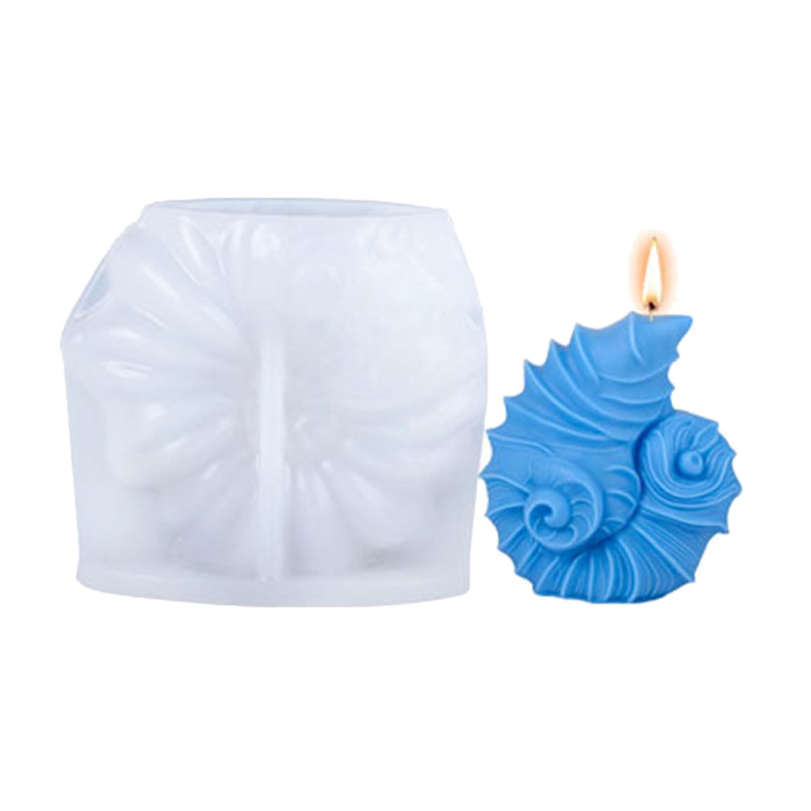 Qsvbeeqj D Molds Conch Castings Oceans Styles Silicone Ornament Epoxy Resin Plasters Molds