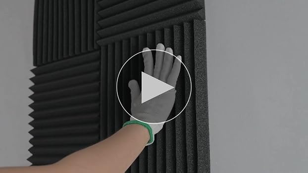 Amazon | 52枚 吸音材 30*30*2.5cm 極厚 防音シート 防音材 壁