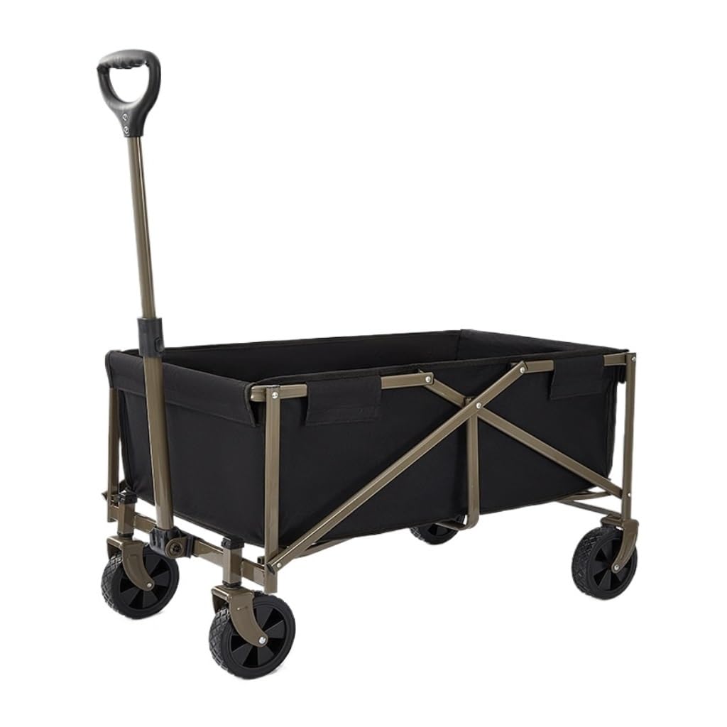 vrfvsdasAAS camping cart， Outdoor Camping Trolley Folding Small Trailer Stall Lightweight van Cart