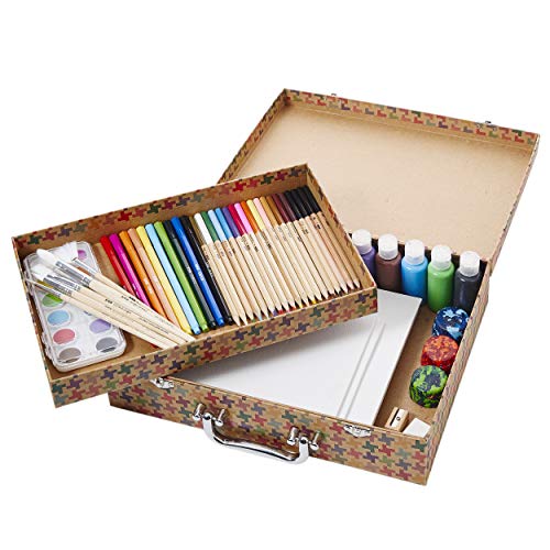Kid Made Modern Studio In A Box Set - Painting Sketching And Coloring Arts And Crafts Kit #TOP2