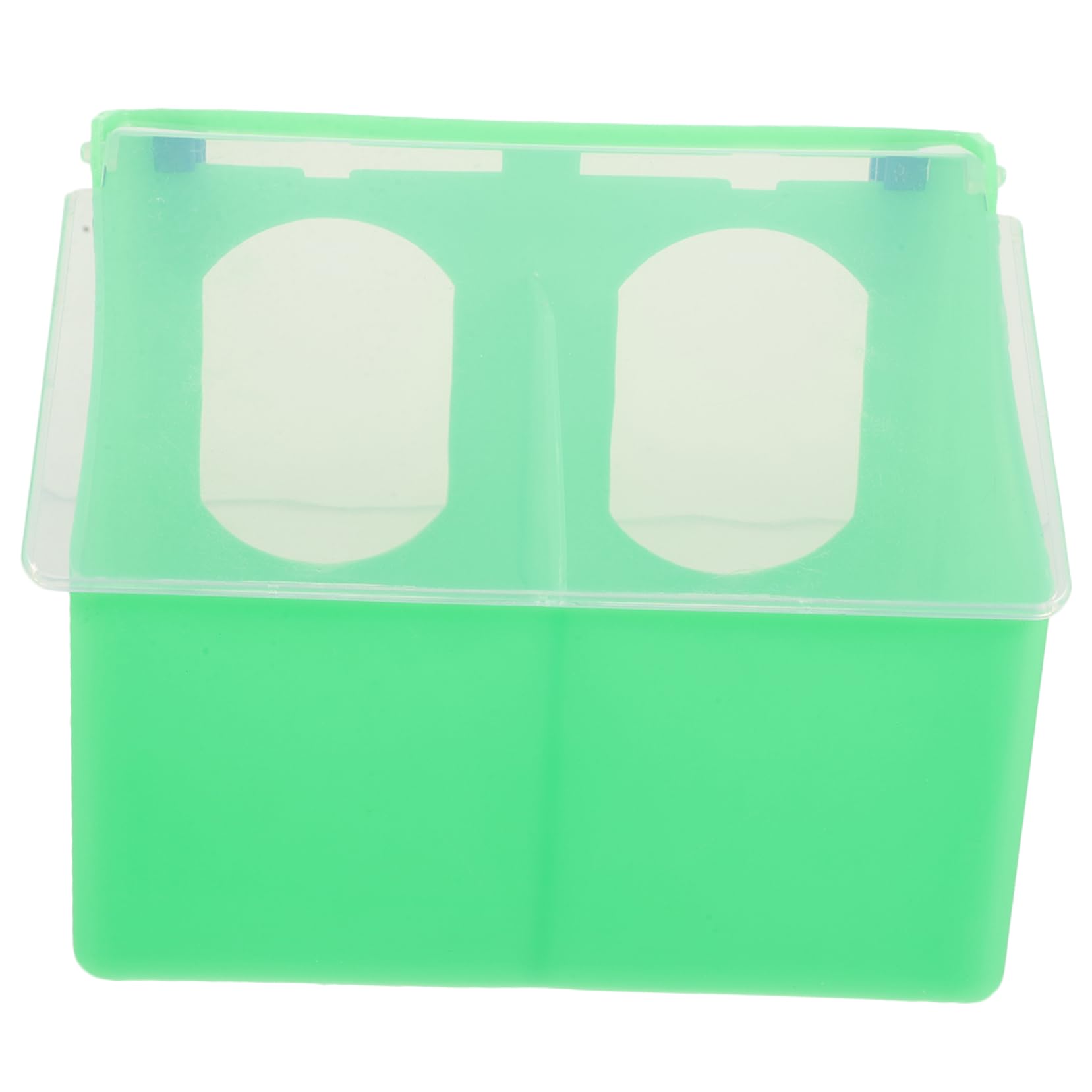 BESPORTBLE 4pezzi Mangiatoia Per Uccelli Gabbia Resistente Alimentatore Multi-grid Per Pappagalli e Cockatiel Facile Da Installare e Risparmio Di Cibo Con Coperchio Accessori Per Uccelli