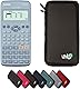 Casio fx-83GT X Blau inkl. WYNGS Schutztasche Schwarz - Wissenschaftlicher Taschenrechner - Basic Paket