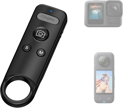 Camera Bluetooth Remote for Insta360 Wireless Remote Control Compatible with Go Pro 8/9/10/11/12/13 for Insta360 X2 X3 X4 X5 GO 3/3S ACE PRO1/2 Sport Camera Remote for Vlogging/Cycling