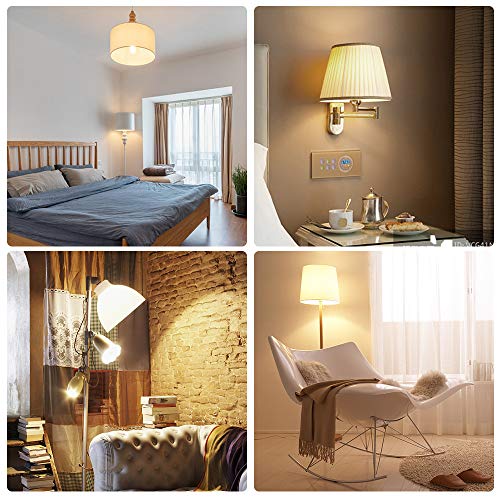 Super Bright 50/100/150W 3-Way A21 Led Light Bulb, 800/1600/2200 Lumens, 3000K Warm White, Non-Dimmable, E26 Base, Ul Listed, 2-Pack #TOP5