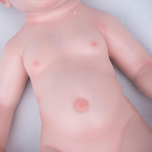 Miniatura 5 de Sil-Gel Mall Muñeca bebé de silicona de 18 pulgadas  Muñecas realistas de bebé Reborn de 6 libras para Navidad, cumpleaños, donantes de regalos,
