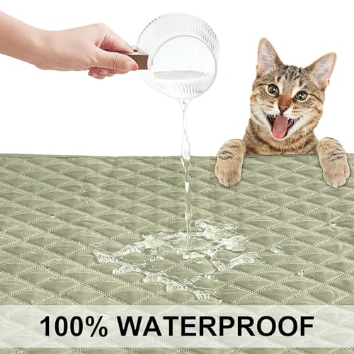 NICETOWN-Pet-Blanket-Water-Resistant-Cat-Blanket-Dog-Puppy-Blanket-Dog-Hair-Repellent-Blanket-for-Small-Medium-Large-Dogs-Waterproof-Sectional-Couch-Covers-1-PC-62-x-82-BeigeKhaki - Cucciolini Doodles   NICETOWN-Pet-Blanket-Water-Resistant-Cat-Blanket-Dog-Puppy-Blanket-Dog-Hair-Repellent-Blanket-for-Small-Medium-Large-Dogs-Waterproof-Sectional-Couch-Covers-1-PC-62-x-82-BeigeKhaki