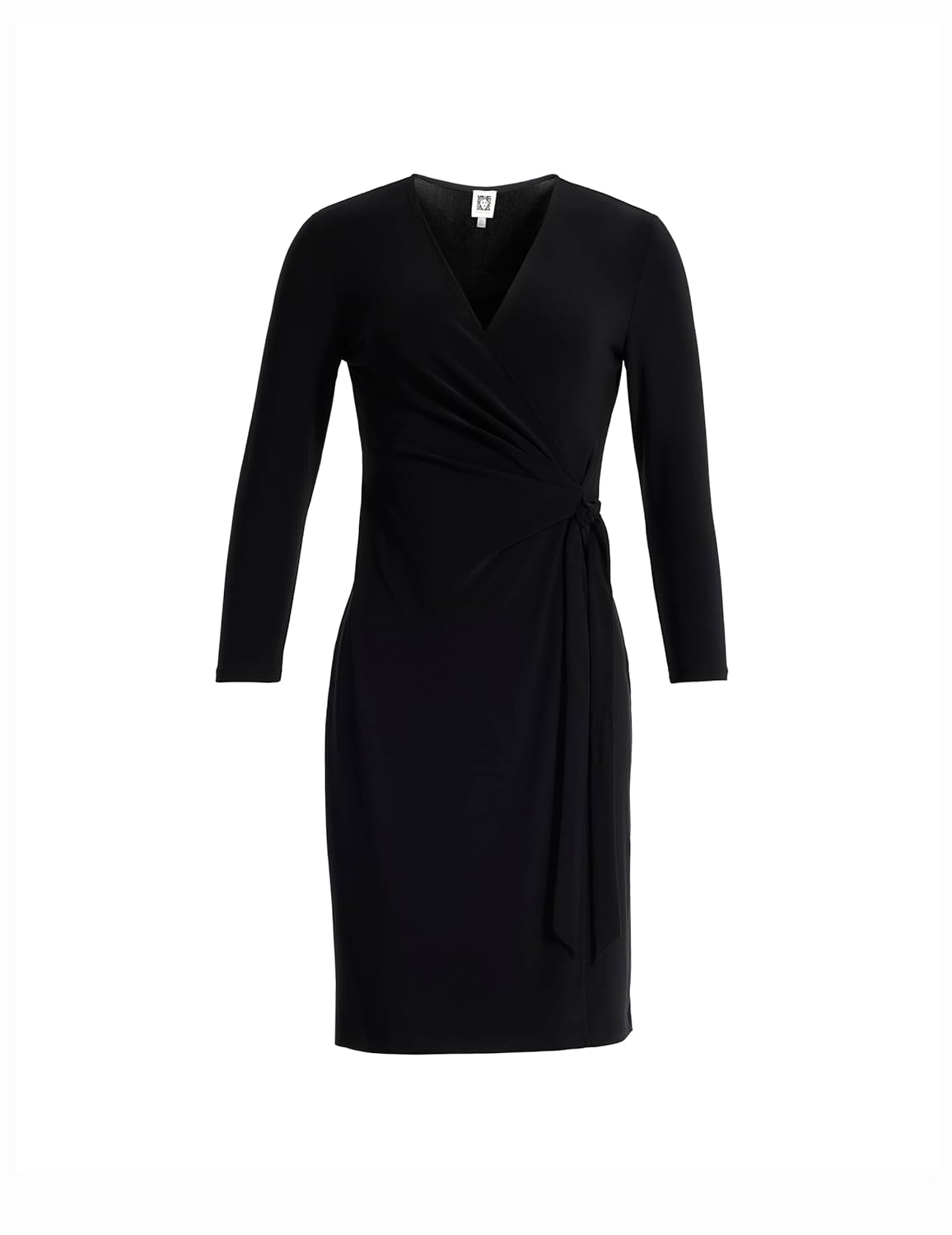 Anne Klein Womens Anne Klein Petite Classic 3 4 Sleeve Wrap Dress