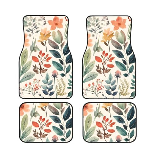Tapis de sol de voiture imperméables avec talonnette de renfort - 6