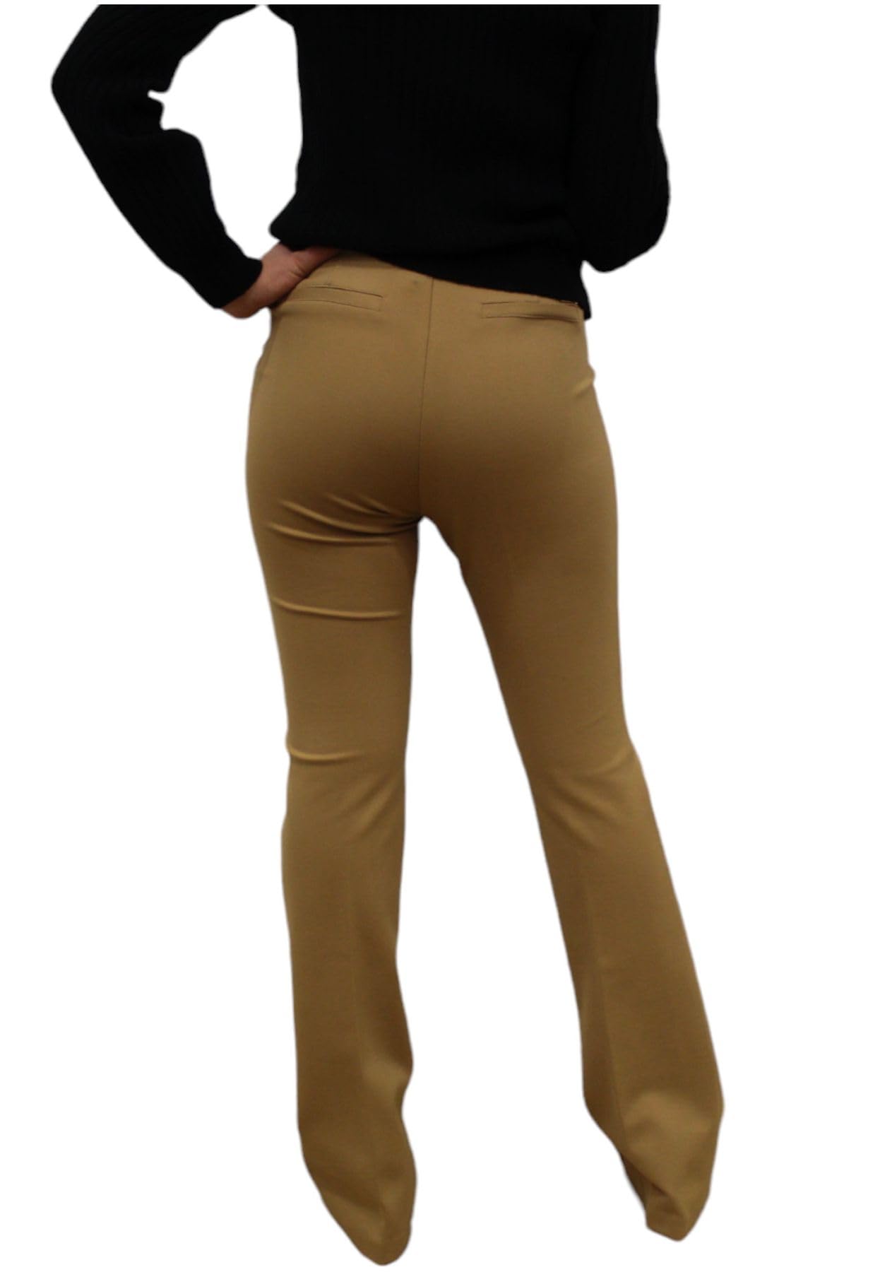 Gaudi Pantaloni in Punto Stoffa 321BD24004 Marrone Chiaro Marrone M