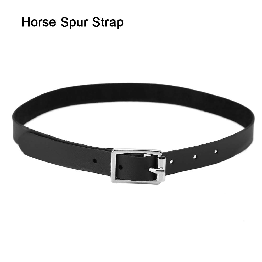 Speroni Pelle Cinturino in Cuoio, Lacci Per Leather Cinghia Sperone Fatta a Mano Cavalli Accessori Equestre Cinghie Da Equitazione Cinturini Regolabile Spur Strap Cavallo Equipaggiamento Sicurezza
