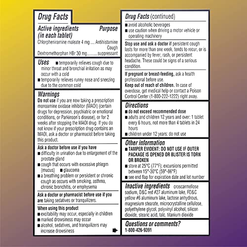 Quality Choice Cough & Cold Hbp, High Blood Pressure Cough And Cold Relief Tablets, 24Ct - Pack Of 3 #TOP6