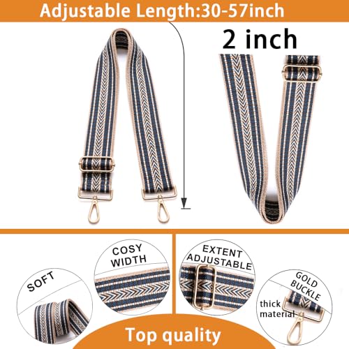 Image of S-Jacorry Purse Strap Replacement Crossbody Wide Shoulder Strap Adjustable Canvas Straps Handbag Strap Replacement Belts