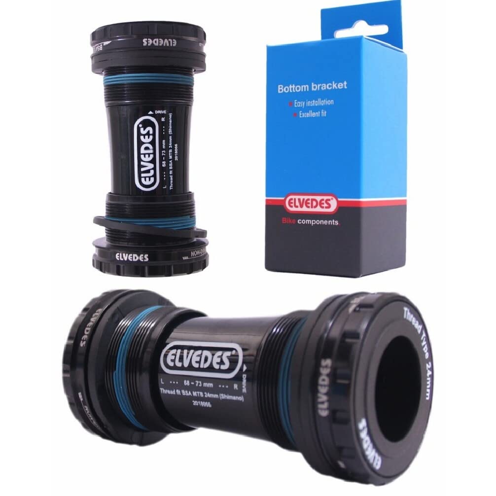 Boitier de pédalier BSA MTB 24mm pour axe de pédalier type Shimano - 2