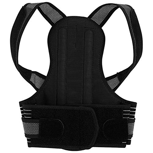 Corsets d'immobilisation Correcteur de Posture Support Belt, Ceinture Maintien de Dos Réglable pour Douleurs Thoraciques et Dorsales M Cover