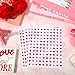 JarThenaAMCS 2400Pcs Valentine's Day Mini Love Heart Sticker Red Pink Purple Paper Decals 5 Colors of Hearts Self-Adhesive Stickers for Holiday Envelopes Scrapbook Gifts DIY, 0.4inch