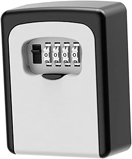 MAGICLULU Box Key Lock Box Keys Key Box Lockbox Piggy Bank Safe Coin Safe Key Holder Lock Box Indoor Key Lock Box Outdoor Key Lock Box House Key Lock Box Portable Key Chain Abs