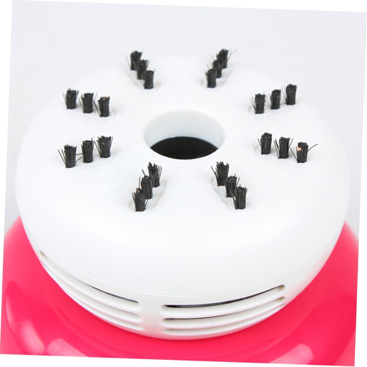 Cabilock Small Mini Vacuum Desk Tabletop Vacuum Mini Cleaner Low Sound Portable Efficient Battery Operated Perfect for Kitchen Counter Crumb Dust Ashes