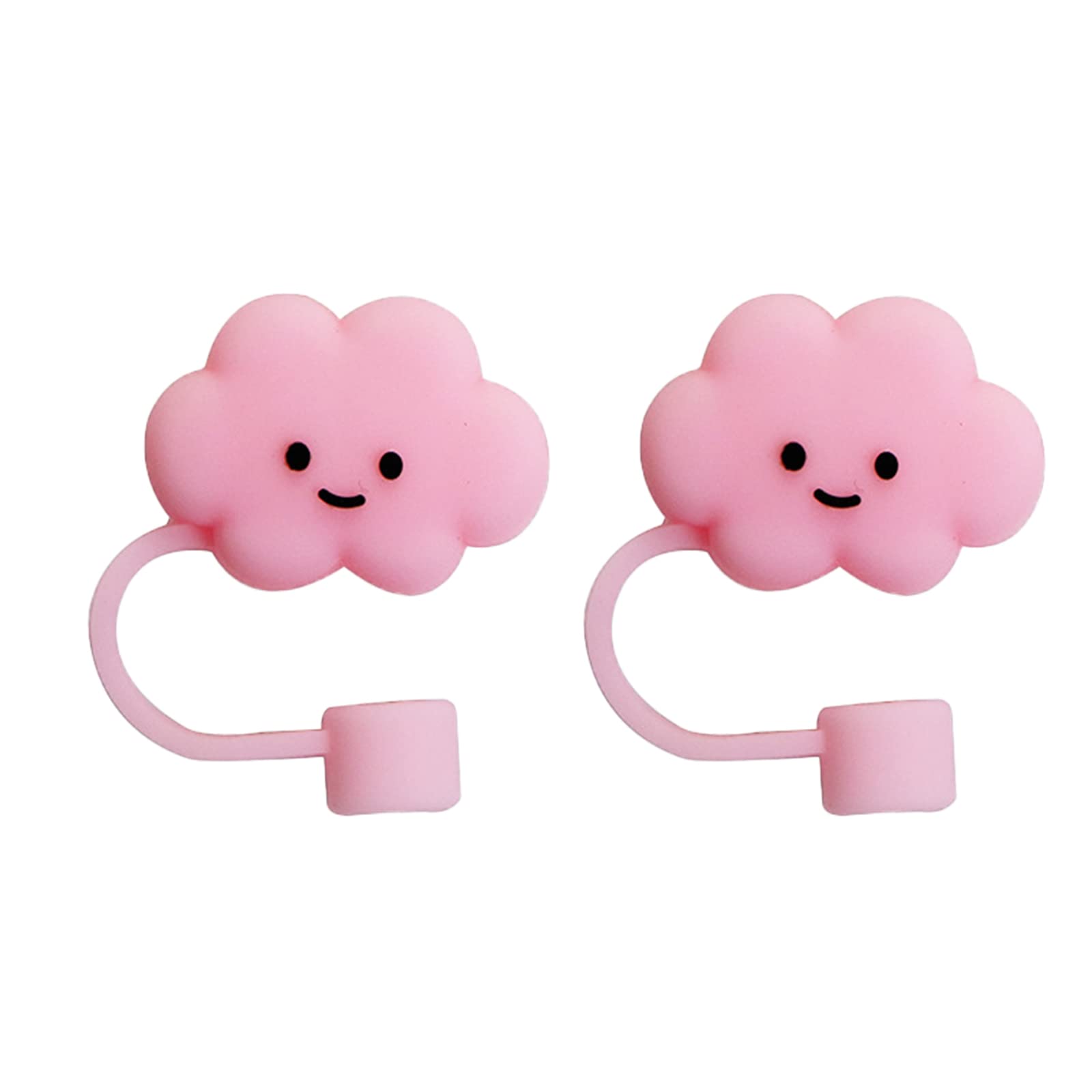 Copertura di paglia nuvola | Copertura per punte di cannuccia in silicone a forma di nuvola | Coperchi di tappi di paglia antipolvere per cannucce di cannucce da 6-8 mm, decorazioni per