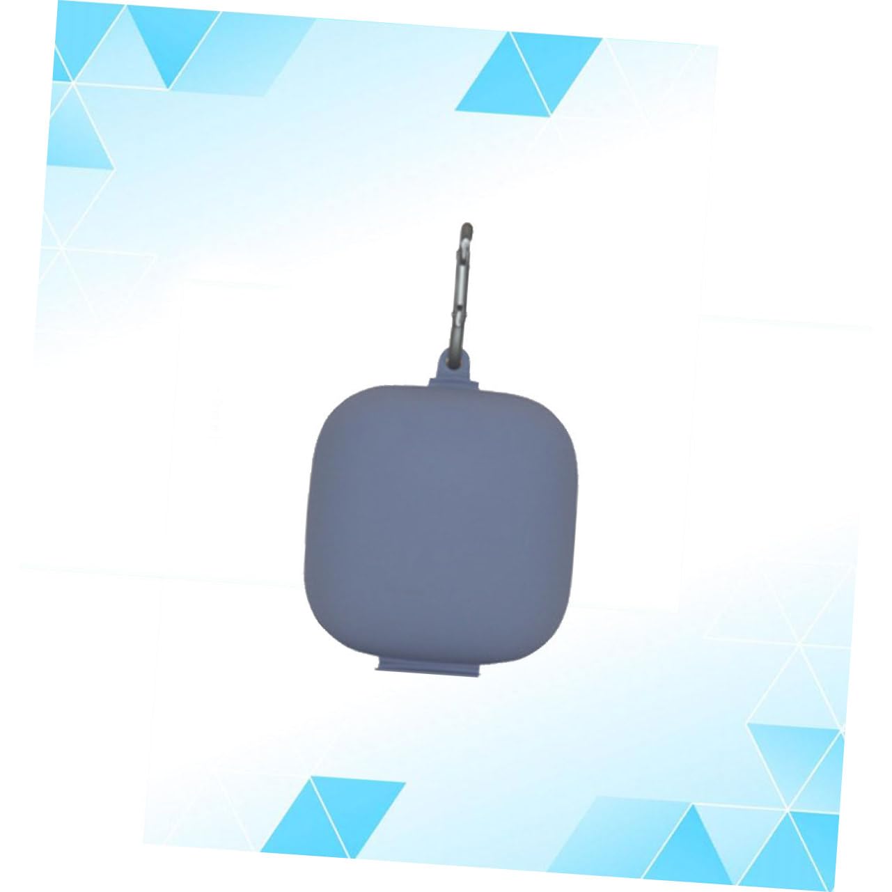 DOITOOL Custodia Protettiva Per Cuffie Con Fibbia in Metallo 3 Pezzi Scatola Portaoggetti in Plastica Antigraffio Grigia