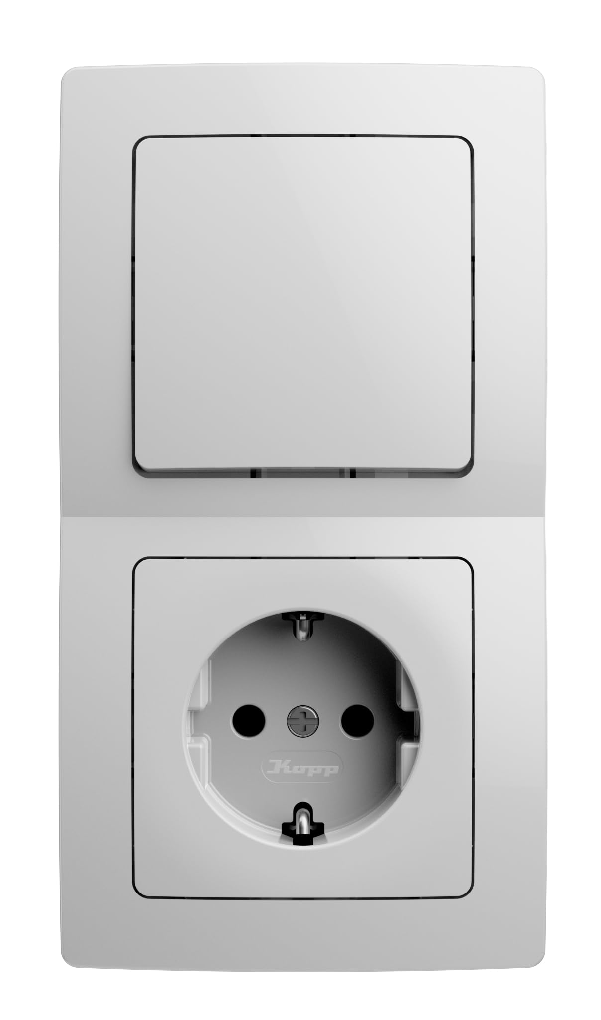 Kopp Paris Profipack, zawartość: 4 x przełącznik uniwersalny (wyłącznik wyłącznikowy), IP20, arktyczna biel, 250 V~, 652602012