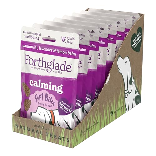 Forthglade Natural Dog Treats (8 x 90g Bags) - Hypoallergenic & Grain Free Calming Dog Treats with Camomile, Lavender & Lemon Balm, Soft Bites, Resealable Bags - Image 3