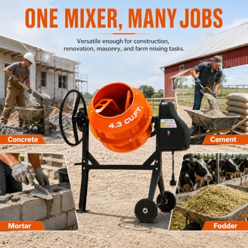 SILVEL Electric Cement Mixer