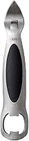 OXO SteeL Stainless Steel Bottle & Can Opener - Ergonomic Non-Slip Grip, Durable Dual-Sided Design, Dishwasher Safe