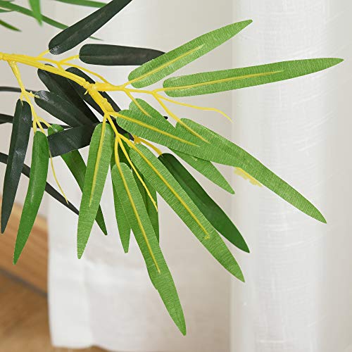 Outsunny Bambù in Vaso Artificiale, Pianta Finta